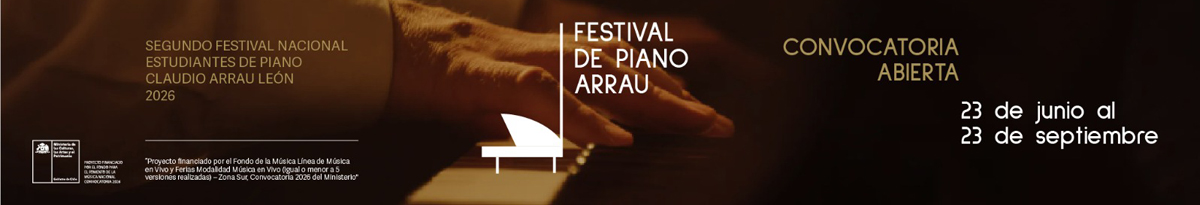 Festival de Piano Arrau 2026